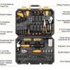imageDEKOPRO 128 Piece Tool SetGeneral Household Hand Tool Kit Auto Repair Tool Set with Plastic Toolbox Storage Case