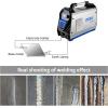 imageDEKOPRO 200Amp MMA Welder 110220V Stick Welder Dual Voltage ARC Welders Portable Welding Machine Electrode HolderWork Clamp Input Power Adapter Cable and Brush