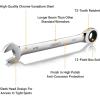 imageDEKOPRO Ratcheting Combination Wrench Set SAE Chrome Vanadium Steel 13piece 516 to 1 with Portable Nylon Pouch