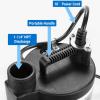 imageDEKOPRO Submersible Water Pump 13 HP 2450GPH Utility Pump Thermoplastic Electric Portable Transfer Water Pump with 10Foot Cord for Pool Tub Garden Pond Draining13HP Sump Pump Blue