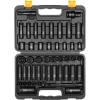 imageDEKOPRO 23Piece Socket Wrench Set 38quot Drive MetricSAE Impact Socket Set with 72 Tooth Reversible Ratchet 6 Point 38quot  1quot ampamp 12mm  21mm Mechanics Tool Set38 48PCS