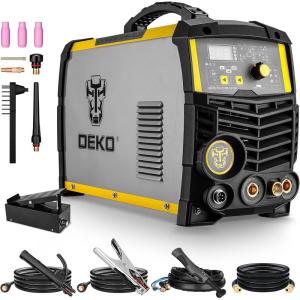 imageDEKO ACDC Inverter TIGMMA Welder250A Fully Digital Welding Machine with Foot PedalIGBTVRD Function for Carbon SteelStainless SteelCopperAluminum and Aluminum Alloys
