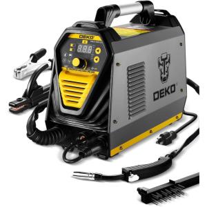 imageDEKO 135Amp MIGMMA Welder110V Flux MIGStickGass MIG 3 in 1 welding machine IGBT DC Inverter