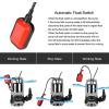 imageSump Pump Submersible DEKOPRO 1HP Submersible CleanDirty Water Pump 3302GPH Portable Utility Sump Pump for Pool Draining with Long 16ft Cable1HP Stainless Steel Water Pump
