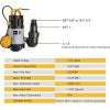 imageSump Pump Submersible DEKOPRO 1HP Submersible CleanDirty Water Pump 3302GPH Portable Utility Sump Pump for Pool Draining with Long 16ft CableNew Generation 1 HP Sump Pump
