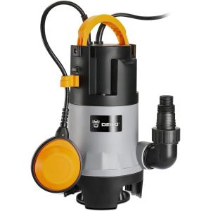 imageSump Pump Submersible DEKOPRO 1HP Submersible CleanDirty Water Pump 3302GPH Portable Utility Sump Pump for Pool Draining with Long 16ft CableNew Generation 1 HP Sump Pump