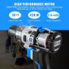 imageCordless drill set DEKO 20V Brushless Drill Driver Kit 2 Batteries 42 NM 38Inch 2Variable Speed Fast Charger 13pcs Bits Accessories with Storage Bag