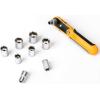 imageDEKOPRO 100 Piece Home Repair Tool SetGeneral Household Hand Tool Kit with Plastic Tool Box Storage
