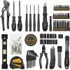 imageDEKOPRO 150 Piece Tool Set General Household Hand Tool Kit Home Repair Tool Kit with Plastic Toolbox Storage Case for DIY Project Home Maintenance