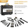 imageDEKOPRO 150 Piece Tool Set General Household Hand Tool Kit Home Repair Tool Kit with Plastic Toolbox Storage Case for DIY Project Home Maintenance