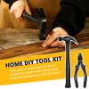 imageDEKOPRO 150 Piece Tool Set General Household Hand Tool Kit Home Repair Tool Kit with Plastic Toolbox Storage Case for DIY Project Home Maintenance