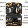 imageDEKOPRO 158 Piece Tool SetGeneral Household Hand Tool KitAuto Repair Tool Set with Plastic Toolbox Storage Case