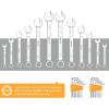 imageDEKOPRO 192 Piece Mechanics Tool Set Socket Wrench Set Plastic Storage Case with Auto Repair Hand Tool Kit Wrench Tool Box Set192PCS