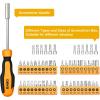 imageDEKOPRO 192 Piece Mechanics Tool Set Socket Wrench Set Plastic Storage Case with Auto Repair Hand Tool Kit Wrench Tool Box Set192PCS