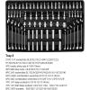 imageDEKOPRO 192 Piece Mechanics Tool Set Socket Wrench Set Plastic Storage Case with Auto Repair Hand Tool Kit Wrench Tool Box Set234PCS