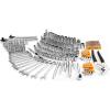 imageDEKOPRO 192 Piece Mechanics Tool Set Socket Wrench Set Plastic Storage Case with Auto Repair Hand Tool Kit Wrench Tool Box Set234PCS