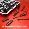 imageDEKOPRO 218Piece General Household Hand Tool kit Professional Auto Repair Tool Set for Homeowner General Household Hand Tool Set with Plier Screwdriver Set Socket Set with Portable Storage Case