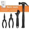 imageDEKOPRO 218Piece General Household Hand Tool kit Professional Auto Repair Tool Set for Homeowner General Household Hand Tool Set with Plier Screwdriver Set Socket Set with Portable Storage Case