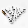 imageDEKOPRO 258 Piece Tool Kit with Rolling Tool Box Socket Wrench Hand Tool Set Mechanic Case Trolley Portable
