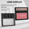 imageWelding Helmet Auto Darkening DEKORPO True Color Solar Powered Auto Darkening Welding Welder Mask Hood HelmetsMZ223TPure Black