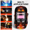 imageWelding Helmet Auto Darkening DEKORPO True Color Solar Powered Auto Darkening Welding Welder Mask Hood HelmetsMZ224TFlaming Skull