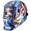 imageWelding Helmet Auto Darkening DEKORPO True Color Solar Powered Auto Darkening Welding Welder Mask Hood HelmetsMZ225TEagle Bule