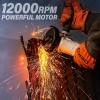 imageAngle Grinder Electric Power Tool DEKOPRO 412 Inch 75Amp Angle Grinder Power Corded Hand Grinders Tools with Grinding and Cutting Wheel Disc for Metal Wood