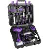 imageDEKOPRO 128pcs Power Tool Set With 8V Cordless DrillDriver