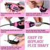 imageRotary Tool Kit DEKOPRO Power Hand Rotary Tools Mini for WoodMetal Electric Grinder Drill Machine Set with Flex Shaft for Carving Cutting Sanding Grinding Polishing Engraving PinkPink