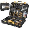 imageDEKOPRO 208 Piece Tool SetGeneral Household Hand Tool Kit Auto Repair Tool Box with Plastic Toolbox Storage Case