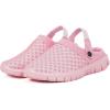 imageEagsouni Garden Clogs Garden Shoes for Men Women Summer Beach Slippers Lightweight Mesh Sandals Outdoor Walking ShoesAPure Pink