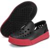 imageEagsouni Kids Water Shoes Toddler Girls Boys SlipOn Sneakers Lightweight Breathable Sandals for Outdoor IndoorUpdateblack Red