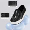 imageEagsouni Kids Water Shoes Toddler Girls Boys SlipOn Sneakers Lightweight Breathable Sandals for Outdoor IndoorUpdateblack White