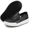 imageEagsouni Kids Water Shoes Toddler Girls Boys SlipOn Sneakers Lightweight Breathable Sandals for Outdoor IndoorUpdateblack White