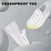 imageEagsouni Kids Water Shoes Toddler Girls Boys SlipOn Sneakers Lightweight Breathable Sandals for Outdoor IndoorUpdatewhite