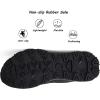 imageEagsouni Mens Running Shoes Athletic Walking Tennis Shoes Fashion SneakersPure Blackd