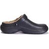 imageMens Womens Lined Clogs Waterproof Warm Fuzzy Winter Slippers House Home Slippers Garden Shoes Mules Indoor Outdoor