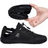 imageWater Shoes for Women Men Aqua Minimalist Barefoot Sneakers with Arch Support QuickDry for Outdoor Swim Beach Pool Surf Yoga Hiking Trail RunningBlack