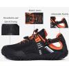 imageWater Shoes for Women Men Aqua Minimalist Barefoot Sneakers with Arch Support QuickDry for Outdoor Swim Beach Pool Surf Yoga Hiking Trail RunningBlack With Orange