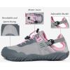 imageWater Shoes for Women Men Aqua Minimalist Barefoot Sneakers with Arch Support QuickDry for Outdoor Swim Beach Pool Surf Yoga Hiking Trail RunningGrey With Pink