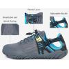 imageWater Shoes for Women Men Aqua Minimalist Barefoot Sneakers with Arch Support QuickDry for Outdoor Swim Beach Pool Surf Yoga Hiking Trail RunningGrey With Blue