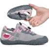imageWater Shoes for Women Men Aqua Minimalist Barefoot Sneakers with Arch Support QuickDry for Outdoor Swim Beach Pool Surf Yoga Hiking Trail RunningGrey With Pink