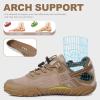imageWater Shoes for Women Men Aqua Minimalist Barefoot Sneakers with Arch Support QuickDry for Outdoor Swim Beach Pool Surf Yoga Hiking Trail RunningKhaki