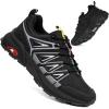 imageEagsouni Mens Running Shoes Athletic Walking Tennis Shoes Fashion SneakersPure Blackd