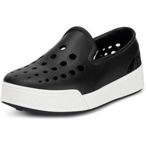 imageEagsouni Kids Water Shoes Toddler Girls Boys SlipOn Sneakers Lightweight Breathable Sandals for Outdoor IndoorUpdateblack White