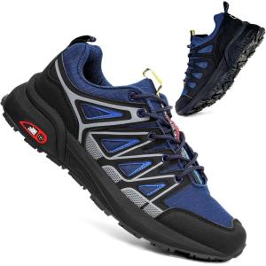 imageEagsouni Mens Running Shoes Athletic Walking Tennis Shoes Fashion SneakersDeep Blued