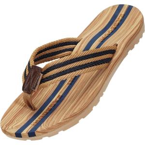 imageEagsouni Mens Womens Flip Flops Casual Comfort Thong Sandals NonSlip Slippers for BeachDeep Blue