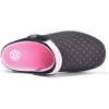 imageEagsouni Mens Womens Garden Clogs Mesh Slippers Sandals Summer Beach Shoes Lightweight Outdoor Walking Slippers APink