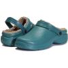 imageEagsouni Mens Womens Lined Clogs Garden Shoes Warm Winter Garden Clogs Lightweight House Slippers Casual Slip On Garden Mules Shoes Waterproof Green