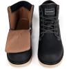 imageEagsouni Mens Womens Snow Boots Warm Fur Lined Ankle Booties Hiking Trekking Trail Climbing Shoes Lace Up AntiSlip Waterproof Working Outdoor Backpacking BootsBlack Without Fur
